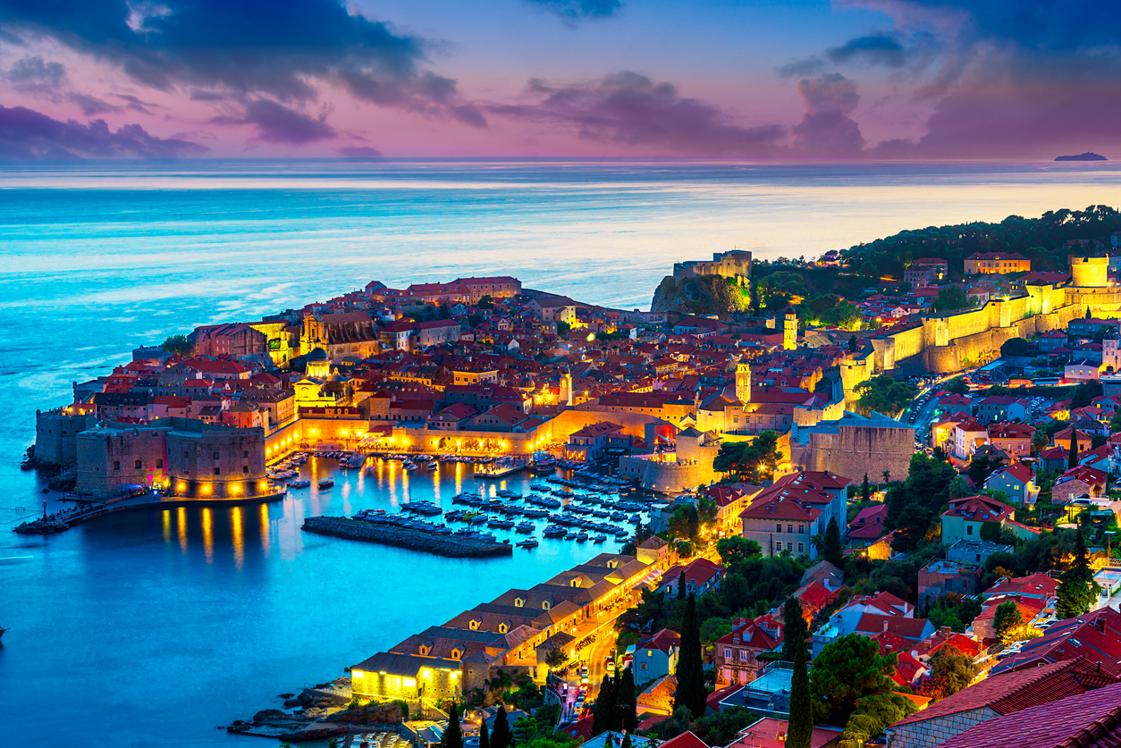View of Dubrovnik in Croatia