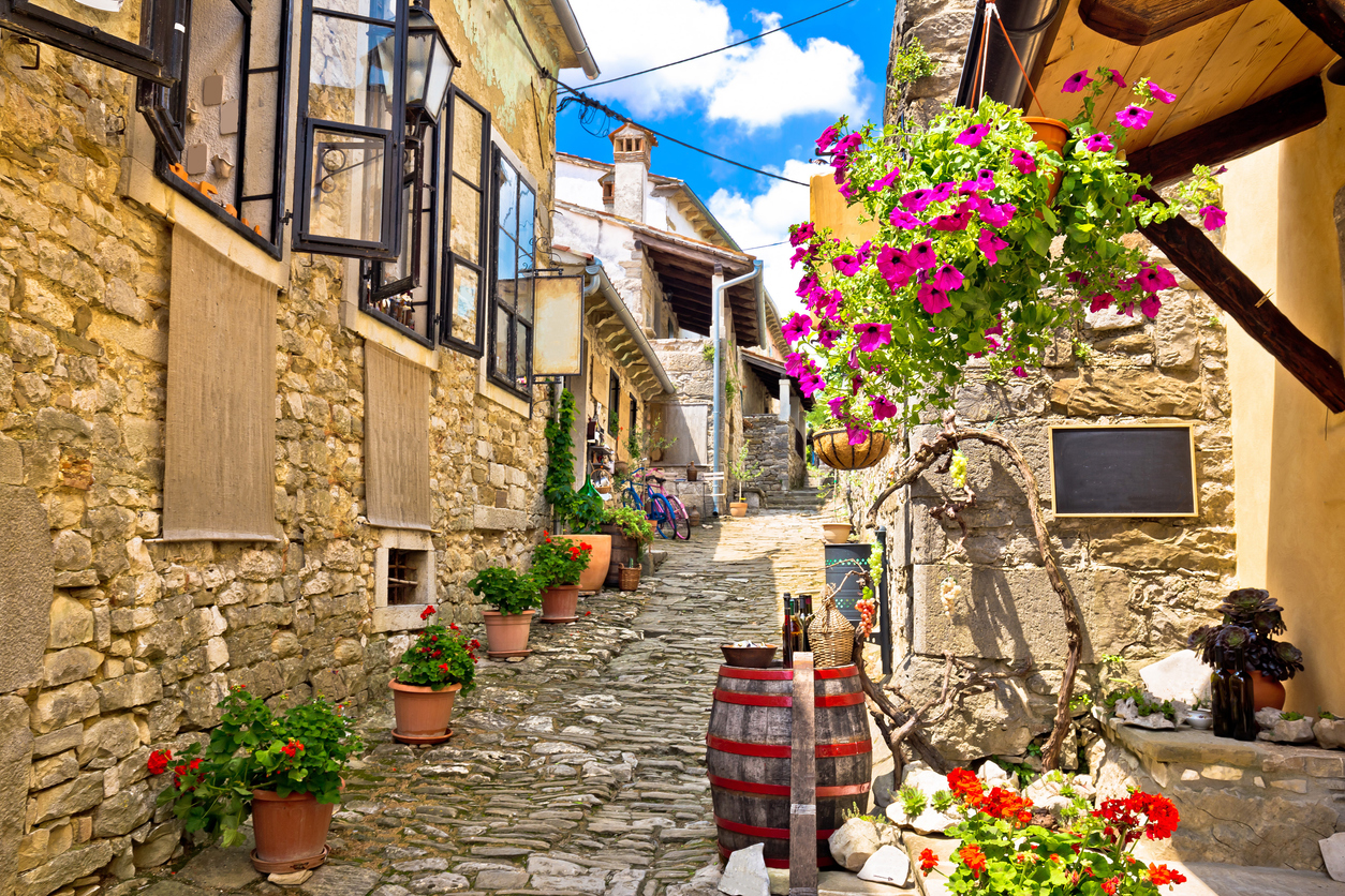 View of Istria in Croatia
