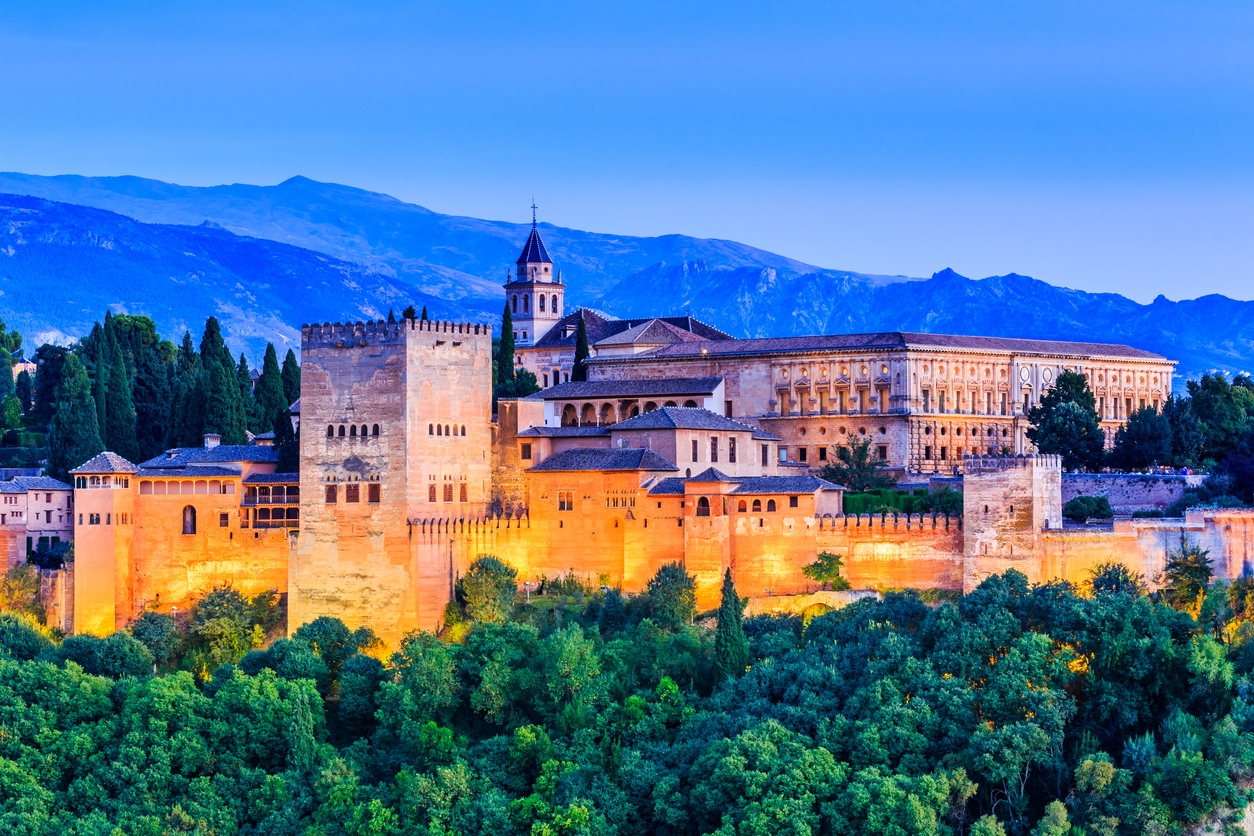 Scenic view of Alhambra